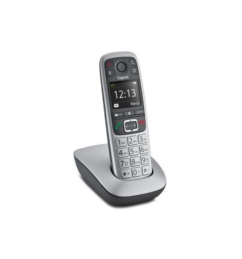 Gigaset E 560 Téléphone DECT Identification de l'appelant Noir, Argent