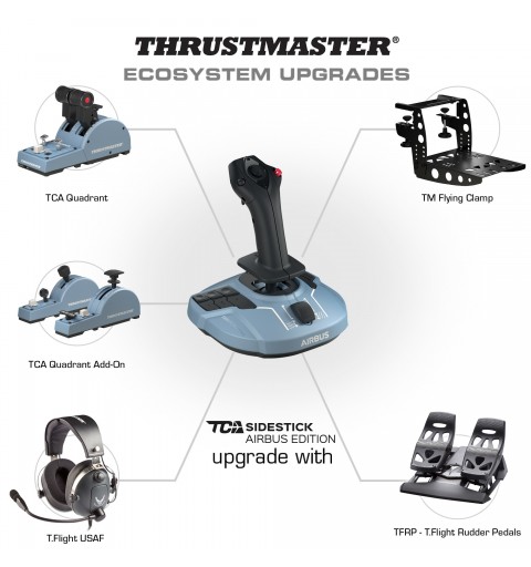 Thrustmaster TCA Quadrant Airbus Edition Black, Blue Flight Sim PC