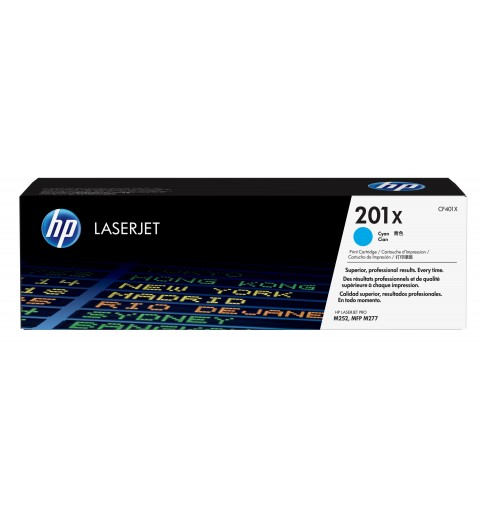 HP 201X High Yield Cyan Original LaserJet Toner Cartridge