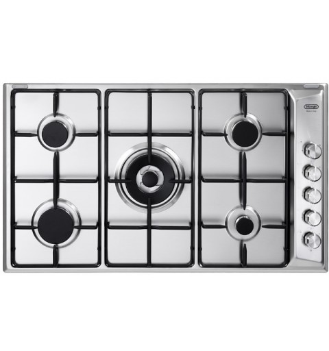 De’Longhi DLI 59 DD hob Stainless steel Built-in 90 cm Gas 5 zone(s)