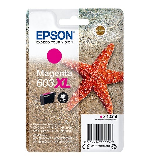 Epson Singlepack Magenta 603XL Ink