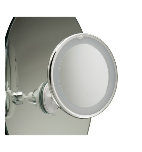 Macom 224 makeup mirror Chrome, White