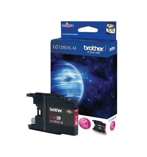 Brother LC1280XLM ink cartridge 1 pc(s) Original High (XL) Yield Magenta