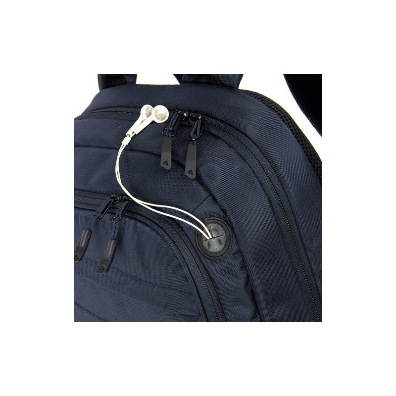 Tucano Lato maletines para portátil 43,2 cm (17") Funda tipo mochila Azul