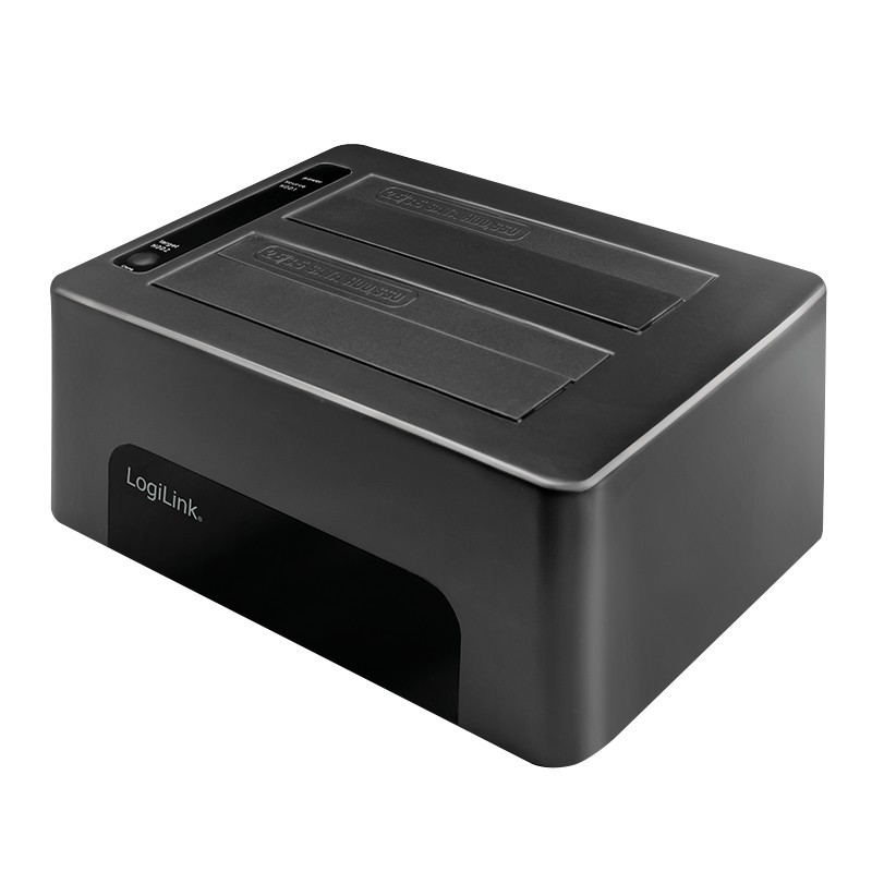 LogiLink QP0029 Speicherlaufwerk-Docking-Station USB 3.2 Gen 1 (3.1 Gen 1) Type-B Schwarz