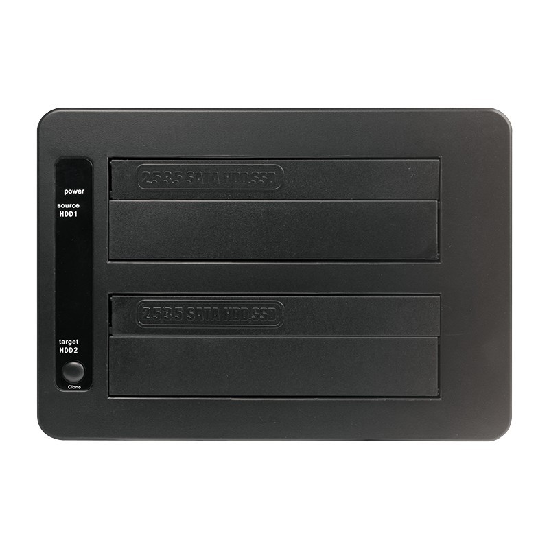 LogiLink QP0029 Speicherlaufwerk-Docking-Station USB 3.2 Gen 1 (3.1 Gen 1) Type-B Schwarz