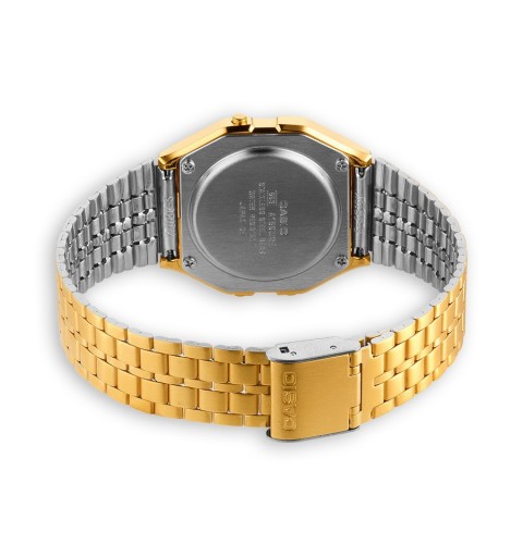 Casio A159WGEA-1EF reloj Reloj de pulsera Oro, Plata