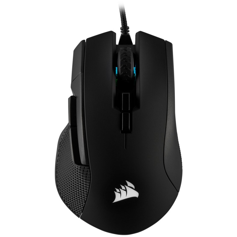 Corsair IRONCLAW RGB mouse Mano destra USB tipo A 18000 DPI