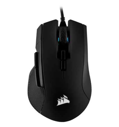 Corsair IRONCLAW RGB mouse Mano destra USB tipo A 18000 DPI