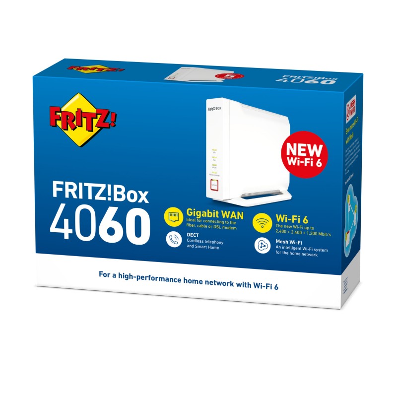 AVM FRITZ!Box WLAN 4060 WLAN-Router 6000 Mbit s Weiß