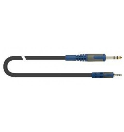 QUIK-LOK RKSA 139-5 câble audio 5 m 3,5mm 6,35 mm Noir, Bleu, Gris