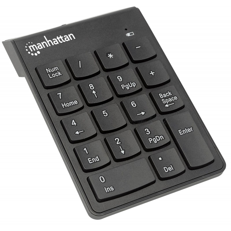 Manhattan 178846 teclado numérico Portátil PC RF inalámbrico Negro