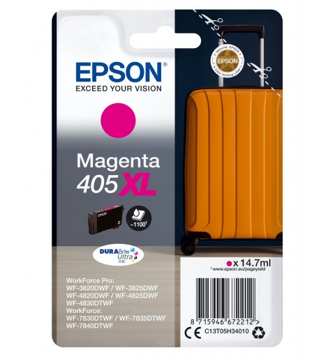 Epson 405XL ink cartridge 1 pc(s) Original High (XL) Yield Magenta