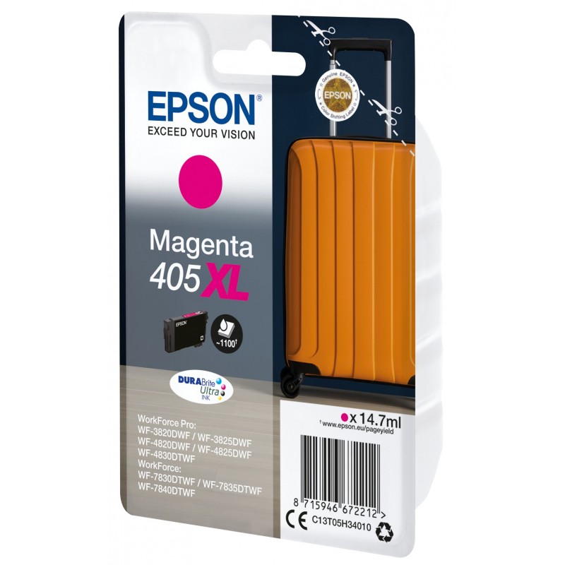 Epson 405XL ink cartridge 1 pc(s) Original High (XL) Yield Magenta