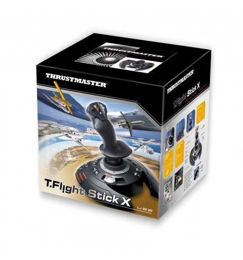 Thrustmaster T.Flight Stick X Nero, Rosso, Argento USB Joystick Analogico PC, Playstation 3