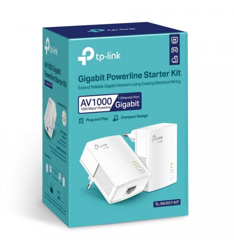 TP-LINK AV1000 Gigabit Powerline Starter Kit