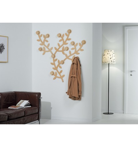 Foppapedretti Appendialbero coat rack Wall-mounted 3 hook(s) Wood