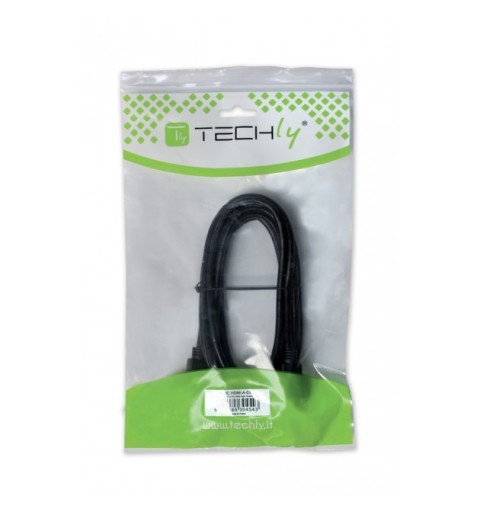 Techly 15m DVI-D câble DVI Noir