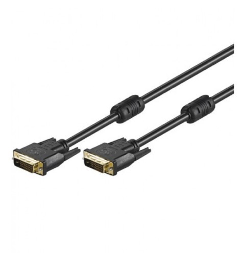 Techly 15m DVI-D cable DVI Negro