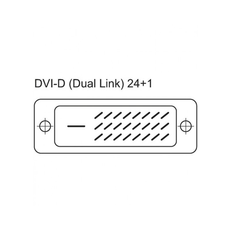 Techly 15m DVI-D cable DVI Negro