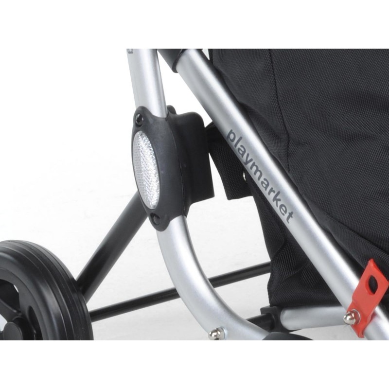 Foppapedretti Go Up Aluminio, Negro Bolsa para carrito de la compra