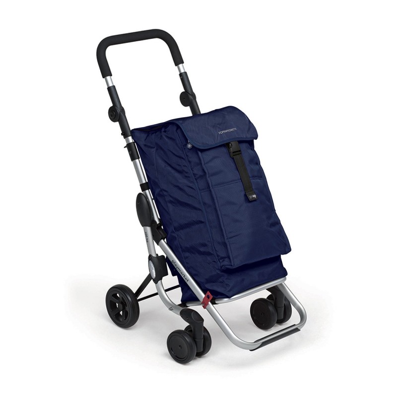 Foppapedretti Go Up Aluminium, Schwarz, Navy Trolley-Tasche