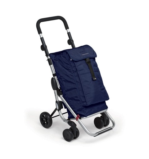 Foppapedretti Go Up Aluminium, Black, Navy Trolley bag