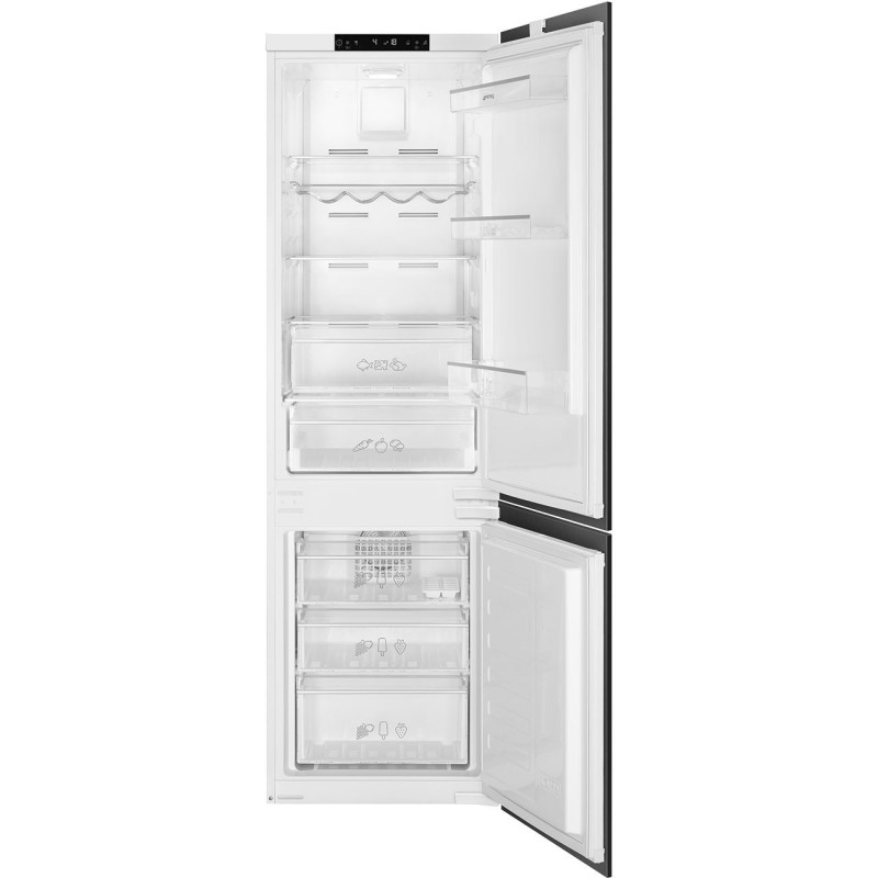 Smeg C8174TNE réfrigérateur-congélateur Intégré (placement) 254 L E Blanc