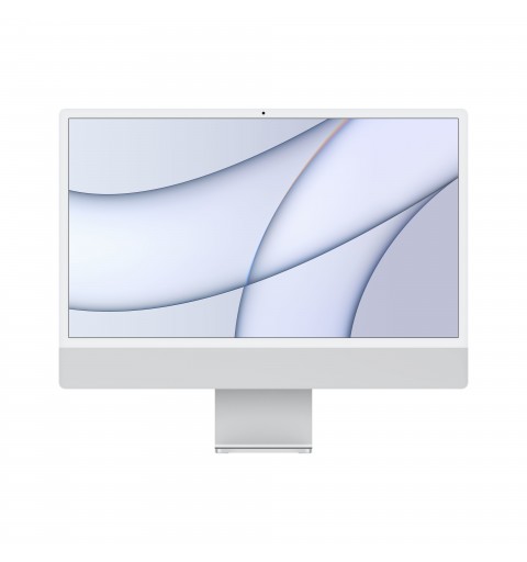 Apple iMac 61 cm (24") 4480 x 2520 Pixeles Apple M 8 GB 256 GB SSD PC todo en uno macOS Big Sur Wi-Fi 6 (802.11ax) Plata