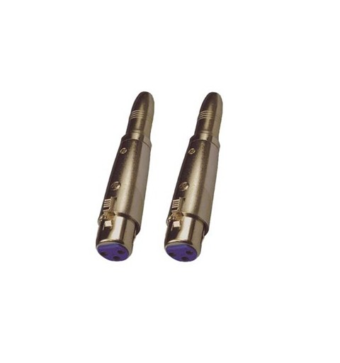 Karma Italiana CA 8232 cable gender changer XLR 6.3mm Bronze