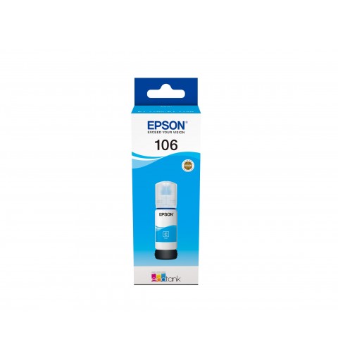 Epson 106 EcoTank Cyan ink bottle