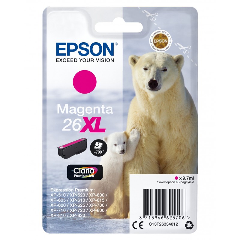 Epson Polar bear Cartouche "Ours Polaire" - Encre Claria Premium M (XL)