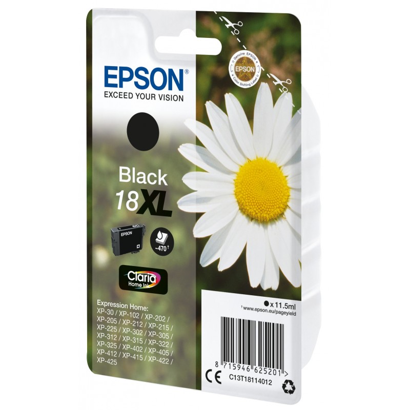 Epson Daisy Cartucho 18XL negro (etiqueta RF)