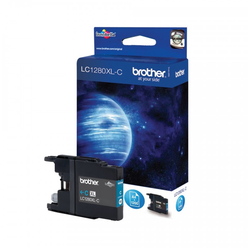 Brother LC1280XLC ink cartridge 1 pc(s) Original High (XL) Yield Cyan