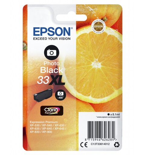 Epson Oranges Cartouche " " - Encre Claria Premium N Photo (XL)