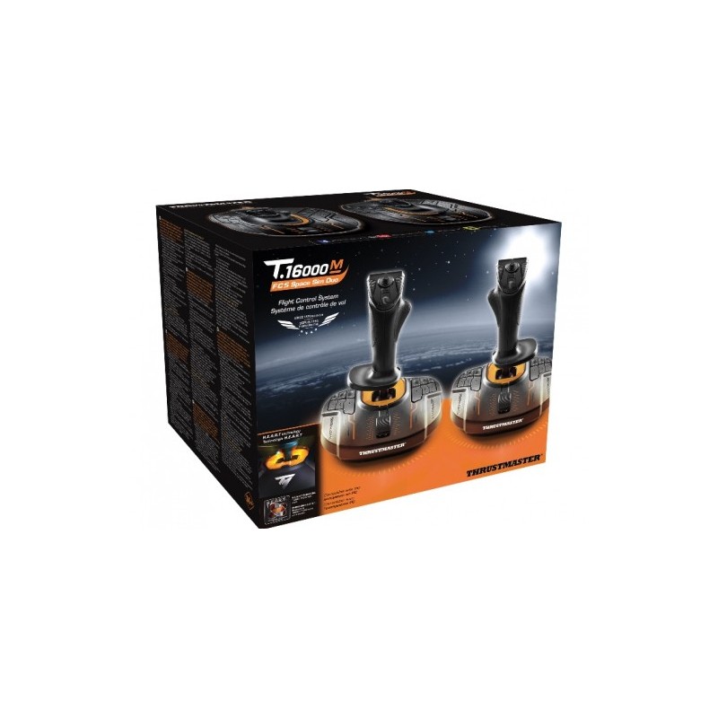 Thrustmaster T.16000M FCS SPACE SIM DUO Black, Orange USB Joystick Analogue Digital PC