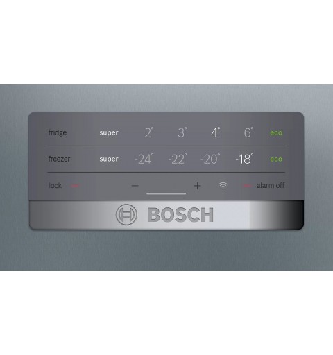 Bosch Serie 4 KGN367IDQ Kühl- und Gefrierkombination Freistehend 326 l D Edelstahl