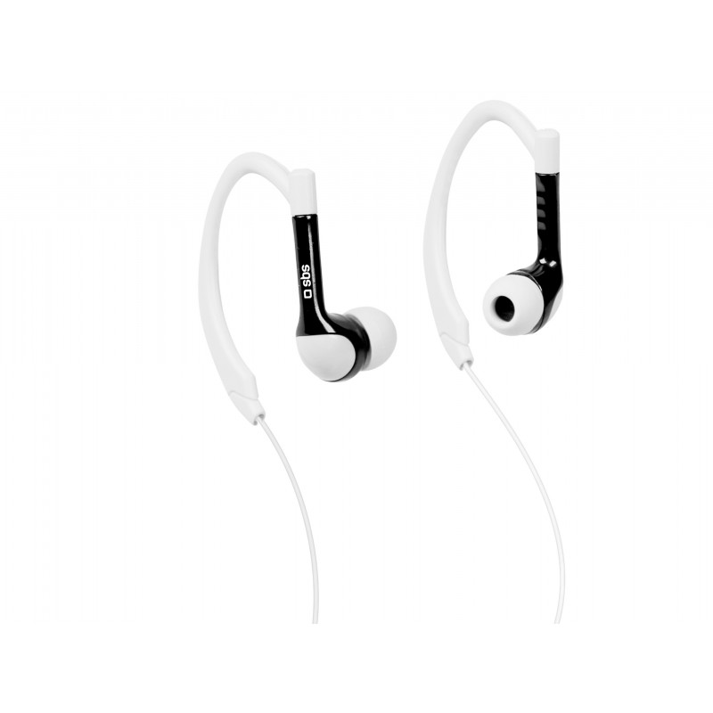 SBS In-ear stereo earphones Runway Sport, jack 3,5 mm with microphone and answer button