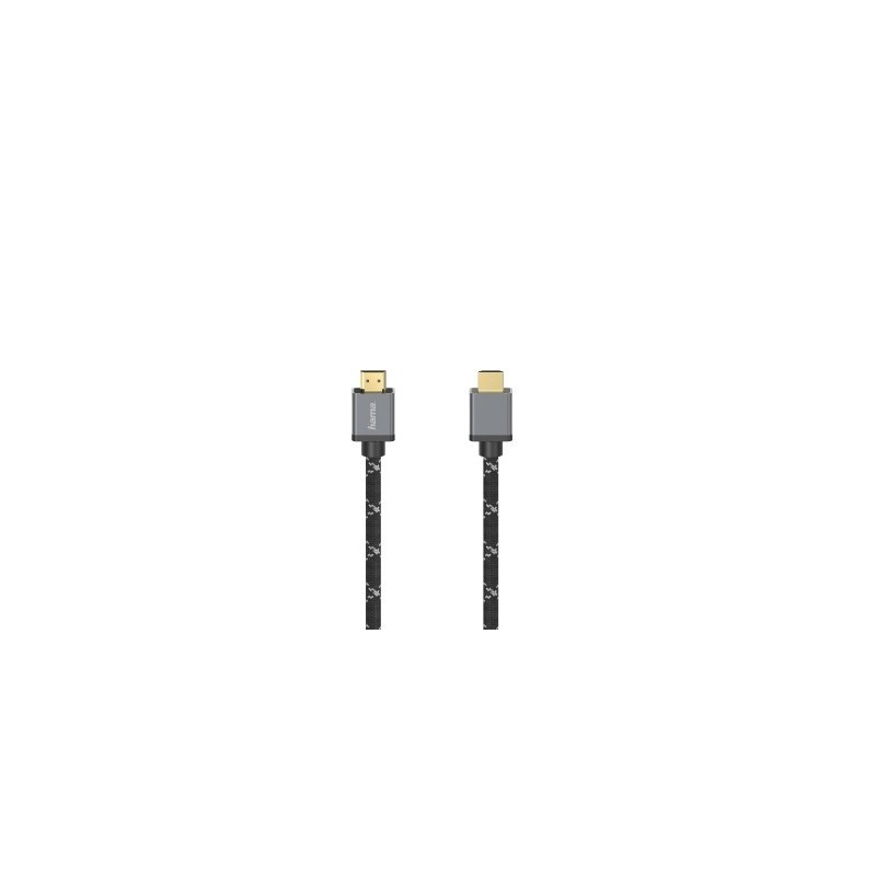 Hama 00205239 cable HDMI 2 m HDMI tipo A (Estándar) Negro, Gris