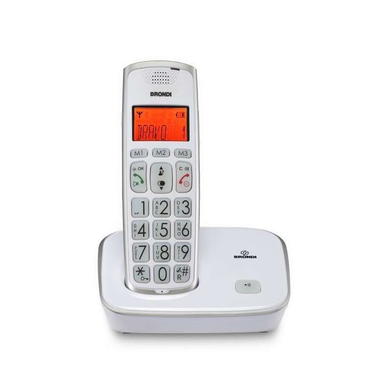 Brondi Bravo Gold DECT telephone Caller ID White