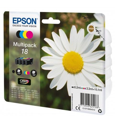 Epson Daisy Multipack 18 4 colores (etiqueta RF)