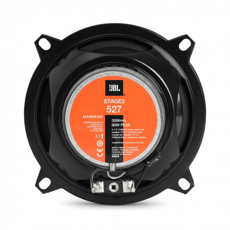 JBL Stage3 527 enceinte de voiture Rond 2-voies 200 W 2 pièce(s)