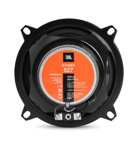 JBL Stage3 527 enceinte de voiture Rond 2-voies 200 W 2 pièce(s)