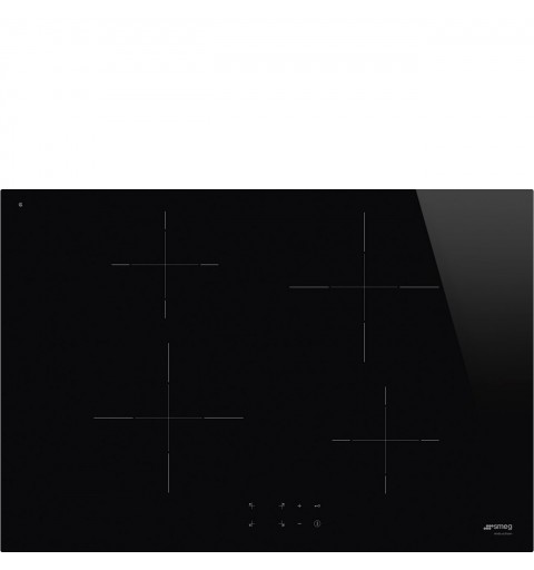 Smeg SI2741D hob Black Built-in 75 cm Zone induction hob 4 zone(s)