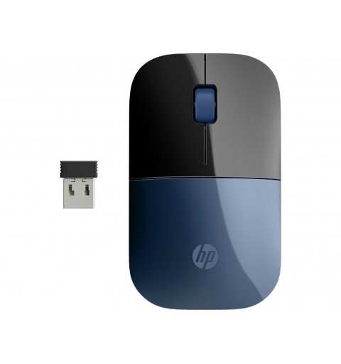 HP Z3700 ratón Ambidextro RF inalámbrico Óptico 1200 DPI