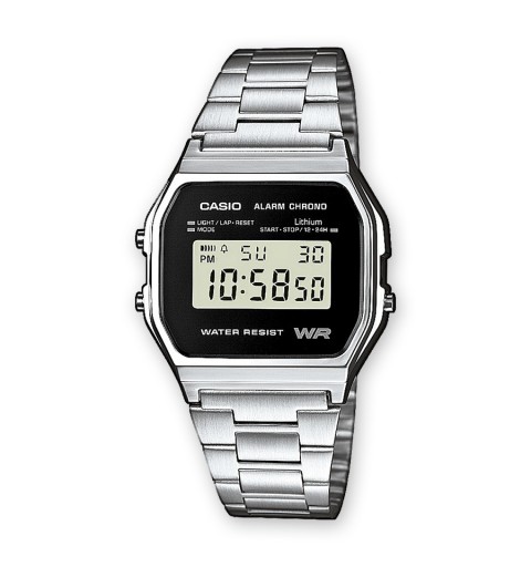 Casio A158WEA-1EF reloj Reloj de pulsera Unisex Electrónico Negro