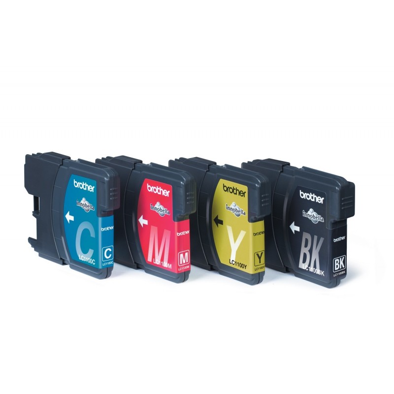 Brother LC-1100VALBP ink cartridge 4 pc(s) Original Black, Cyan, Magenta, Yellow