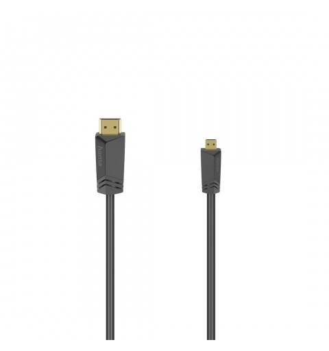 Hama 00205016 câble HDMI 1,5 m HDMI Type A (Standard) HDMI Type D (Micro) Noir