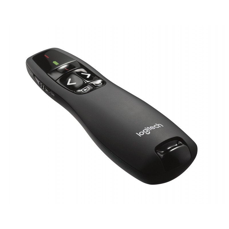 Logitech Wireless Presenter R400 apuntador inalámbricos RF Negro