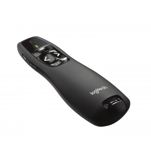 Logitech Wireless Presenter R400 apuntador inalámbricos RF Negro